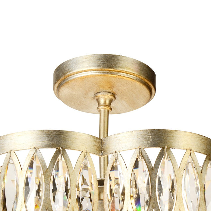 CWI Lighting Nova 6 Light Chandelier, Champagne