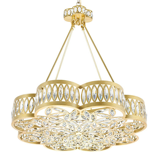 CWI Lighting Nova 8 Light Chandelier, Champagne