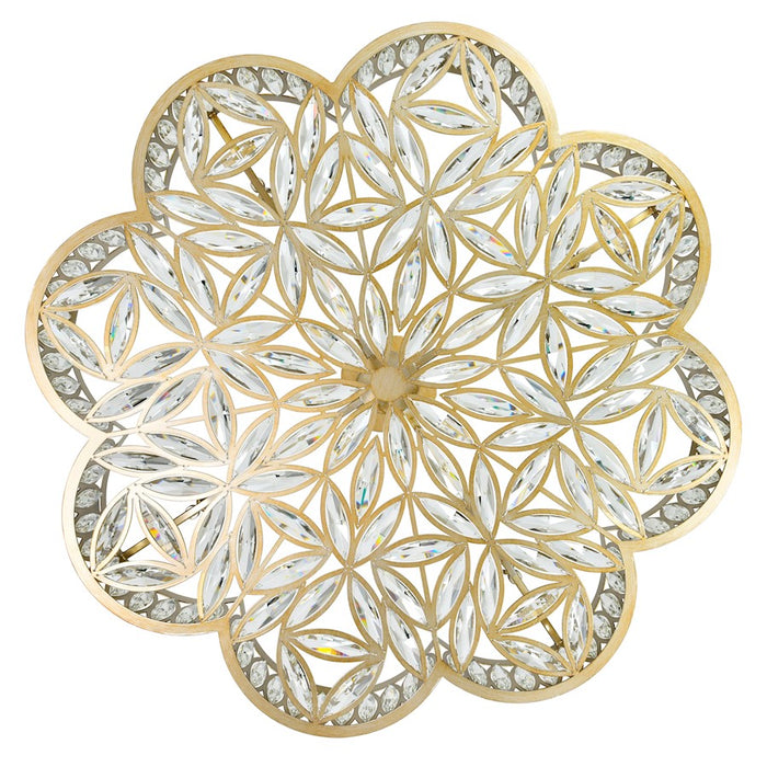 CWI Lighting Nova 8 Light Chandelier, Champagne