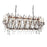 CWI Lighting Phraya 21 Light Up Chandelier, Light Brown - 9910P49-21-199