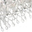 CWI Lighting Aleka 24 Light Candle Chandelier, Chrome