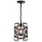 CWI Lighting Litani 1 Light Down Chandelier, Brown - 9913P10-1-205