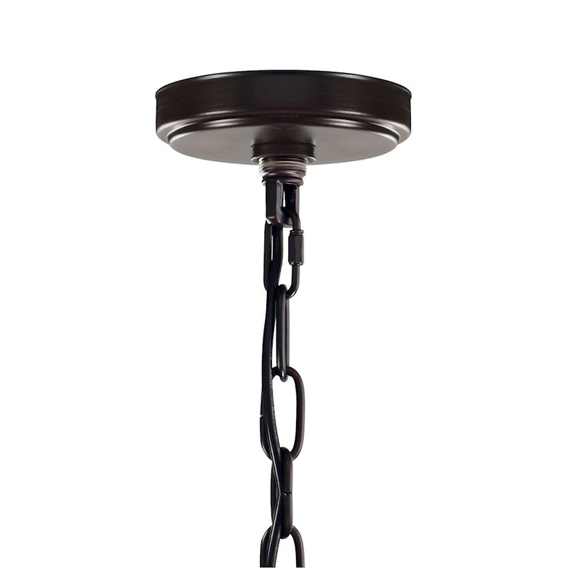 CWI Lighting Litani 1 Light Down Chandelier, Brown