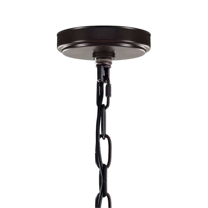 CWI Lighting Litani 1 Light Down Chandelier, Brown