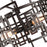 CWI Lighting Litani 3 Light Down Chandelier, Brown