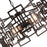 CWI Lighting Litani 4 Light Down Chandelier, Brown