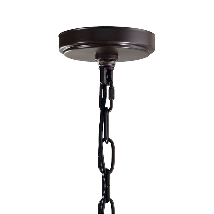 CWI Lighting Litani 4 Light Down Chandelier, Brown