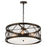 CWI Lighting Kali 4 Light Chandelier, Light Brown/Frosted - 9914P22-4-204