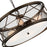 CWI Lighting Kali 4 Light Chandelier, Light Brown/Frosted
