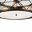 CWI Lighting Kali 4 Light Chandelier, Light Brown/Frosted