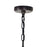 CWI Lighting Kali 4 Light Chandelier, Light Brown/Frosted