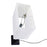 CWI Lighting Torren 1 Light Table Lamp, Satin Nickel