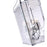 CWI Lighting Maury 3 Light Up Chandelier, Chrome/Clear
