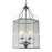 CWI Lighting Maury 6 Light Up Chandelier, Chrome/Clear
