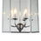 CWI Lighting Maury 6 Light Up Chandelier, Chrome/Clear