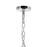 CWI Lighting Maury 6 Light Up Chandelier, Chrome/Clear