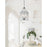 CWI Lighting Maury 6 Light Up Chandelier, Chrome/Clear