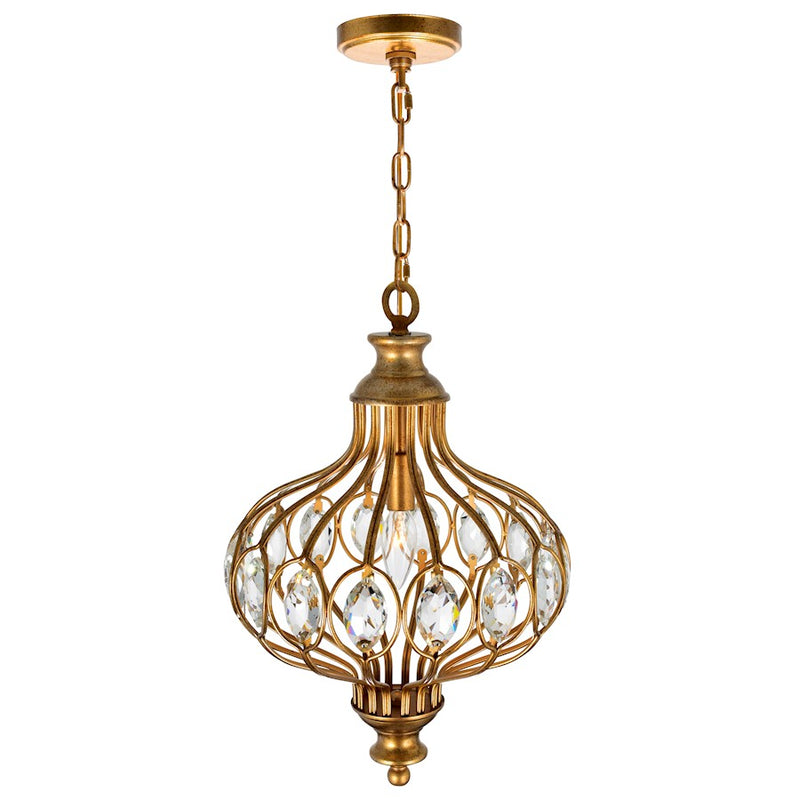 CWI Lighting Altair 1 Light Chandelier, Antique Bronze