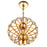 CWI Lighting Altair 1 Light Chandelier, Antique Bronze