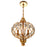CWI Lighting Altair 3 Light Chandelier, Antique Bronze