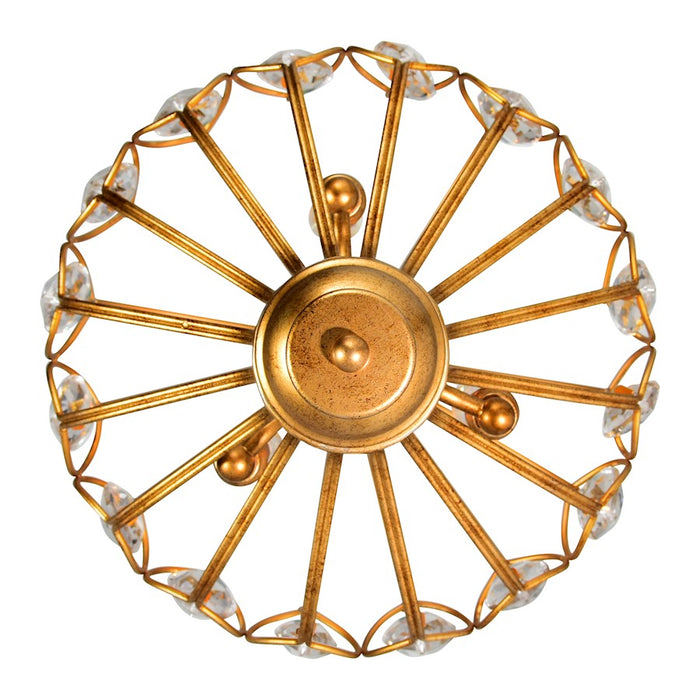 CWI Lighting Altair 3 Light Chandelier, Antique Bronze