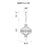 CWI Lighting Altair 3 Light Chandelier, Antique Bronze