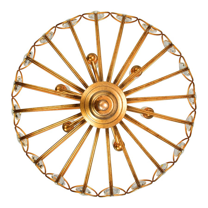 CWI Lighting Altair 6 Light Chandelier, Antique Bronze