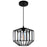 CWI Lighting Alethia 1 Light 10" Down Pendant, Black - 9942P10-1-101-A