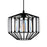 CWI Lighting Alethia 1 Light 10" Down Pendant, Black