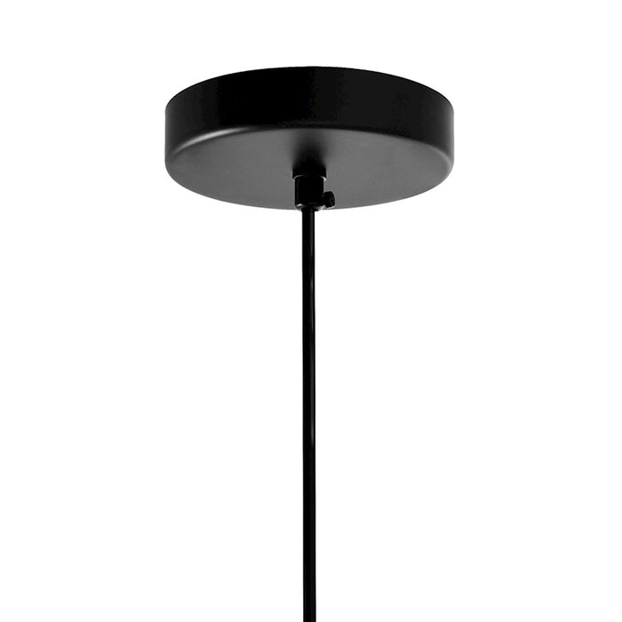 CWI Lighting Alethia 1 Light 10" Down Pendant, Black