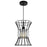 CWI Lighting Alethia 1 Light Down Pendant, Black-B