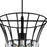 CWI Lighting Alethia 1 Light Down Pendant, Black-B