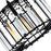 CWI Lighting Alethia 1 Light Drum Shade Pendant, Black