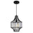 CWI Lighting Alethia 1 Light Down Pendant, Black-D - 9942P10-1-101-D