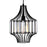CWI Lighting Alethia 1 Light Down Pendant, Black-D