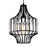 CWI Lighting Alethia 1 Light Down Pendant, Black-D
