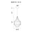 CWI Lighting Alethia 1 Light Down Pendant, Black-D