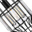 CWI Lighting Alethia 1 Light 7" Down Mini Pendant, Black