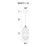 CWI Lighting Alethia 1 Light 7" Down Mini Pendant, Black