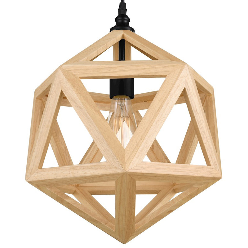 CWI Lighting Lante 1 Light Pendant, Black