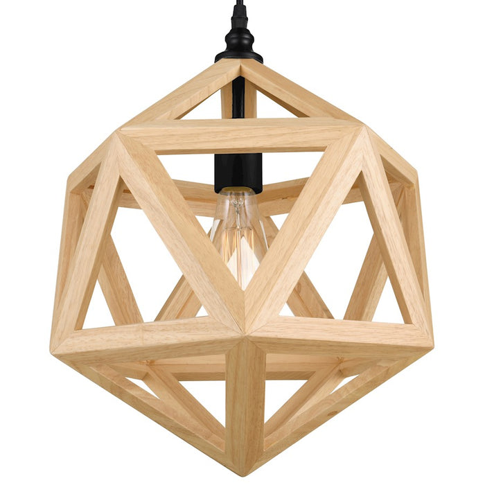 CWI Lighting Lante 1 Light Pendant, Black