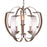 CWI Lighting Verbena 5 Light Chandelier, Pewter
