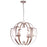 CWI Lighting Verbena 6 Light Chandelier, Pewter - 9950P26-6-221