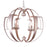 CWI Lighting Verbena 6 Light Chandelier, Pewter