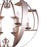 CWI Lighting Verbena 6 Light Chandelier, Pewter