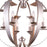 CWI Lighting Verbena 6 Light Chandelier, Pewter