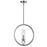 CWI Lighting Elton 1 Light Pendant, Satin Nickel/Clear - 9951P15-1-606