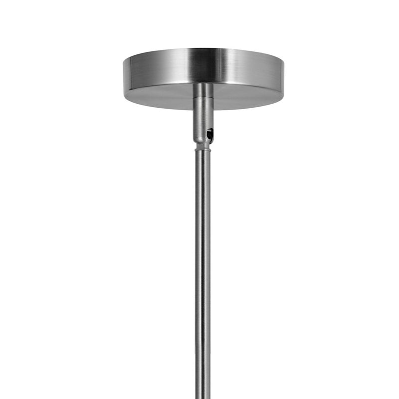 CWI Lighting Elton 1 Light Pendant, Satin Nickel/Clear