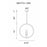 CWI Lighting Elton 1 Light Pendant, Satin Nickel/Clear