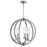 CWI Lighting Elton 3 Light Chandelier, Satin Nickel/Clear - 9951P16-3-606